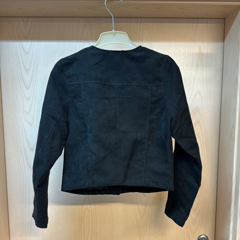 Mädchen (Wild-)Lederjacke H&M Gr. 152