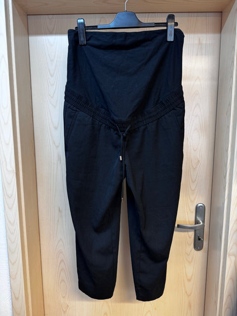 Gr.XL H&M Umstands Stoffhose Schwarz