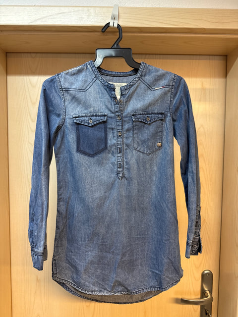 Garcia Langarm Jeanskleid jeansblau Gr. 152