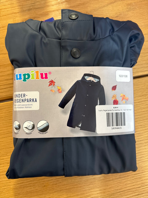 lupilu Regenjacke Dunkelblau Gr. 122/128 neu!