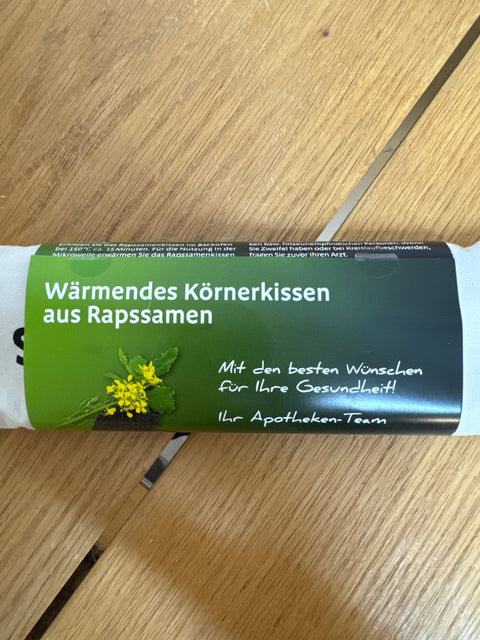 Wärmendes Körnerkissen aus Rapssamen