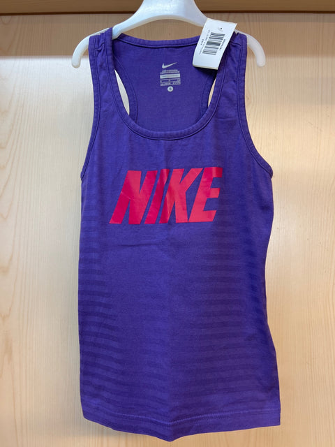 Nike Top Lila m. Logo Gr. 128