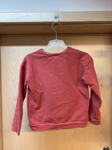 Sanetta Pullover Hellrot m. Schrift Gr. 140