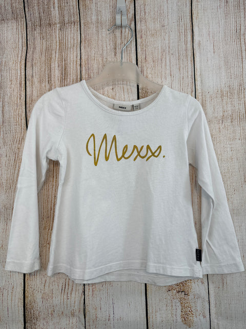 Pullover/Sweaty, Mexx, weiß m. goldener Schrift, 98 (10371111)