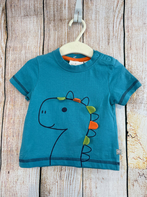 Liegelind T-Shirt Blau m. Dino Gr. 68