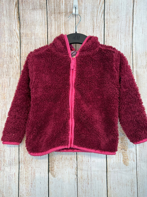 kiki & koko Kuscheljacke Rot m. Kapuze Gr. 92/98