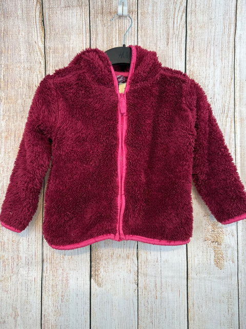 kiki & koko Kuscheljacke Rot m. Kapuze Gr. 92/98