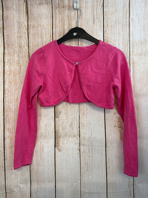 H&M Feinstrick Bolero Rosa Gr. 134/140