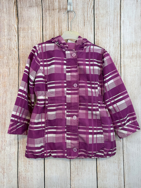 Topolino Übergangsjacke pink/ weiß kariert Gr. 98/104