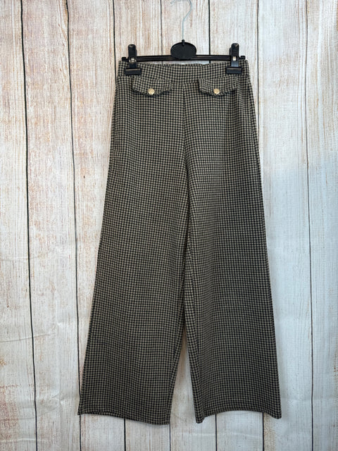 Zara Winterhose braun kariert Gr. 164