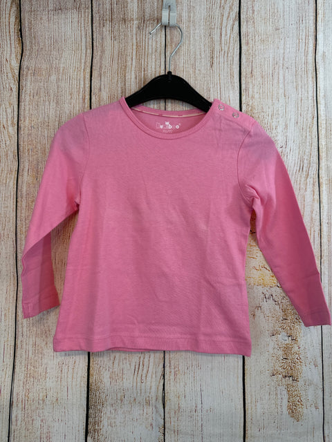 kuniboo Langarmshirt Rosa Gr. 86/92