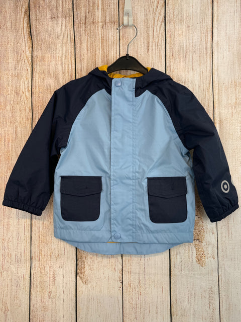 Topomini Regenjacke dunkelblau/ hellblau Gr. 92