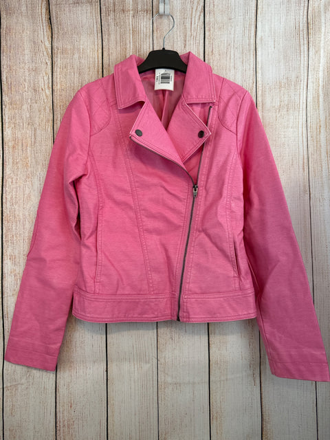 yigga Lederjacke Rosa Gr. 164