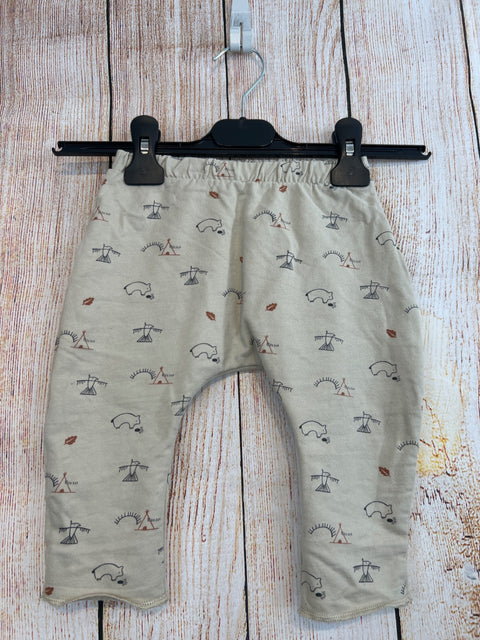 Vertbaudet Jogginghose Beige m. kl. Motiven Gr. 68