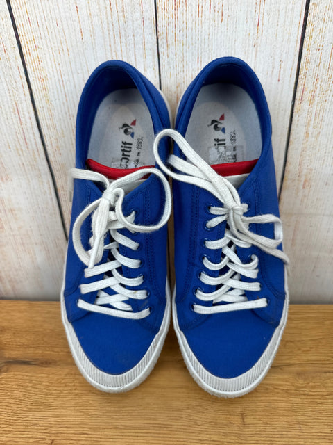 Le coq sportif Stoff Sneaker Blau Gr. 39