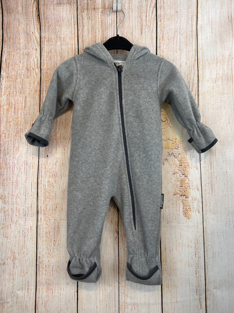 Playshoes Fleece Einteiler Grau Gr. 68