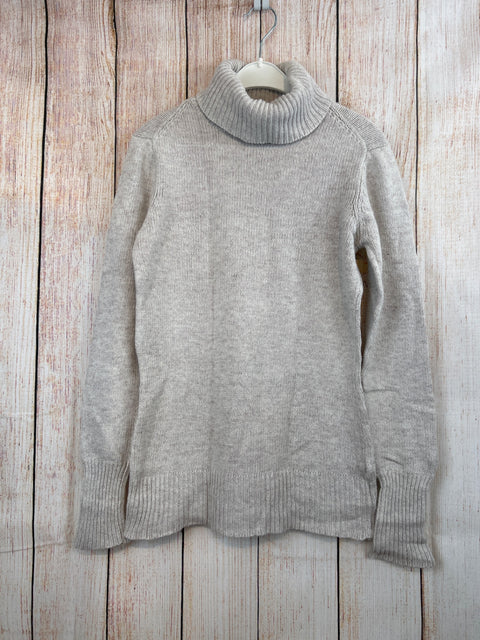 Zara Strick Pullover m. Rollkragen Beige Gr. S