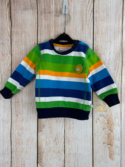 Liegelind Pullover bunt gestreift Gr. 74