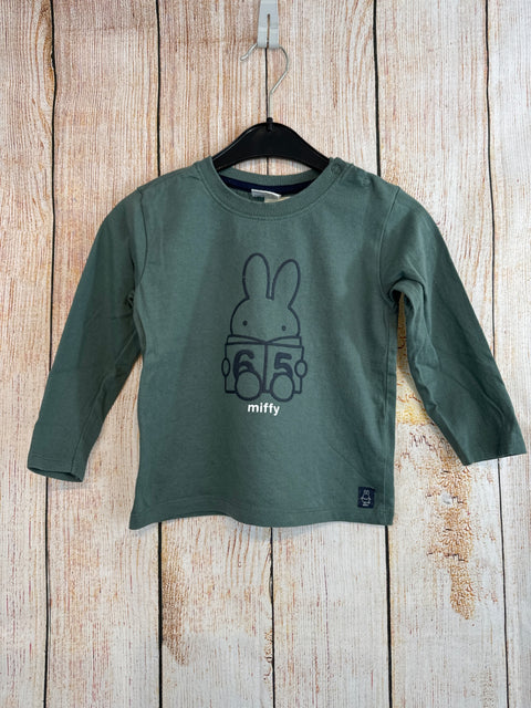 miffy Langarmshirt Khaki Gr. 92