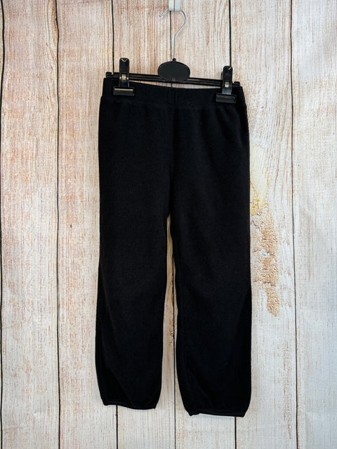 H&M Fleece Jogginghose Schwarz Gr. 110