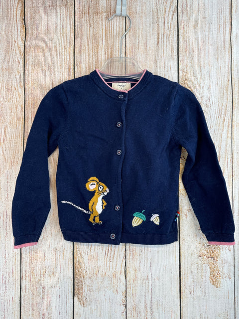 joules Strickjacke Dunkelblau m. Maus Gr. 104