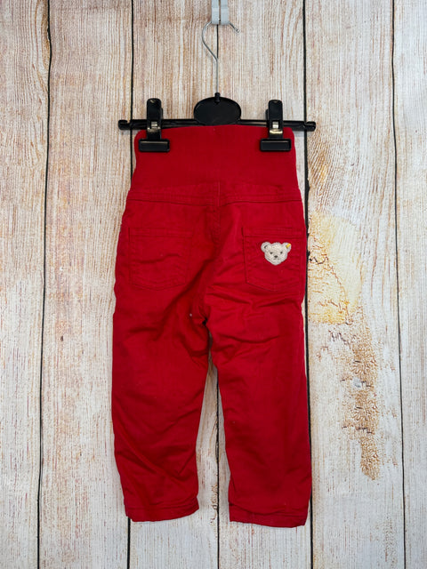 Steiff Thermohose Rot Gr. 80