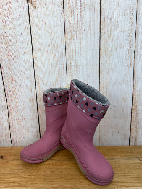 lupilu gefütterte Gummistiefel Rosa m. Blinklicht Gr. 28/29