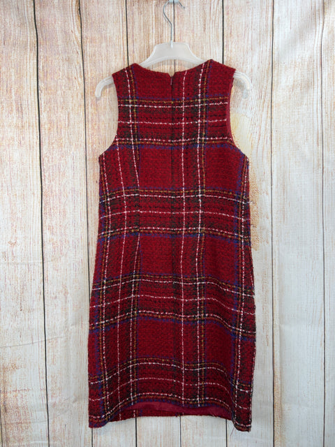 New Look Winterkleid rot/ bunt kariert Gr. M