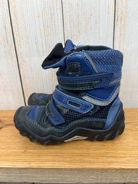 Elefanten Stiefel schwarz/ blau Gr. 28