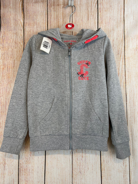 Sweatjacke Grau Gr. 140