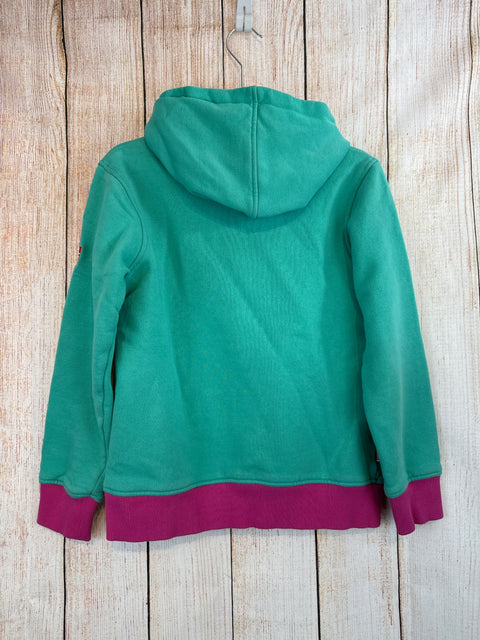 Trollkids Hoodie hellgrün/ pink Gr. 152 (kl. Fleck vorn!)