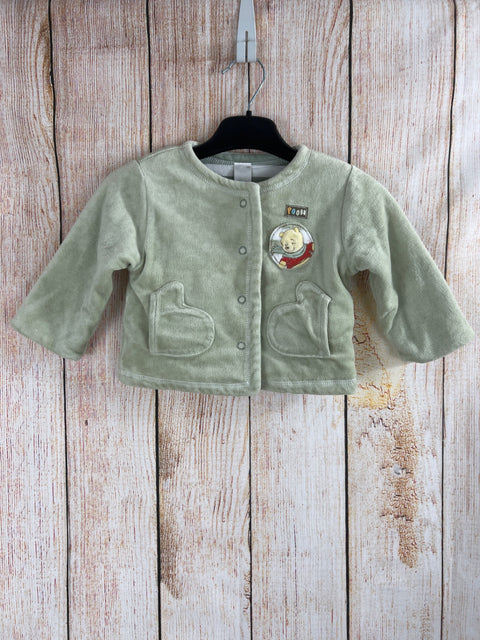 C&A Samtjacke Hellgrün m. Winnie Puuh Gr. 68