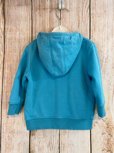 Topomini Sweatjacke Hellblau m. Schrift Gr. 80