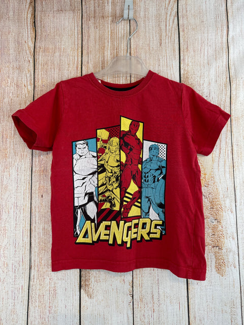 Marvel T-Shirt Rot m. Avengers Gr. 110