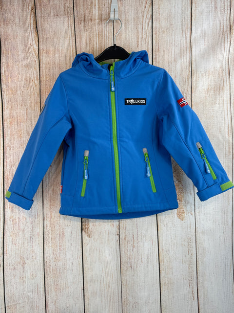 Trollkids Softshell Jacke Hellblau Gr. 104