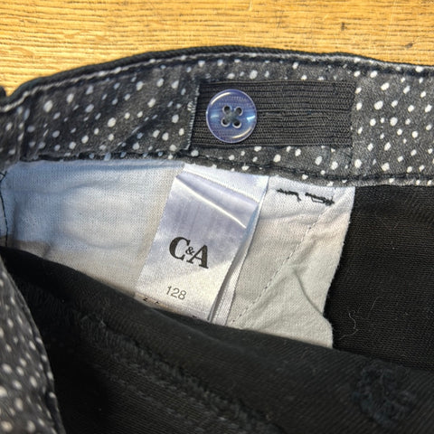 Kurze Mädchen Jeans Shorts von C&A Größe 128