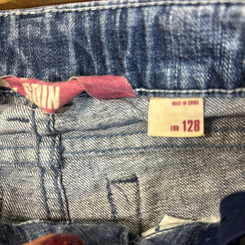 Kurze Mädchen Jeans Shorts von H&M Größe 128