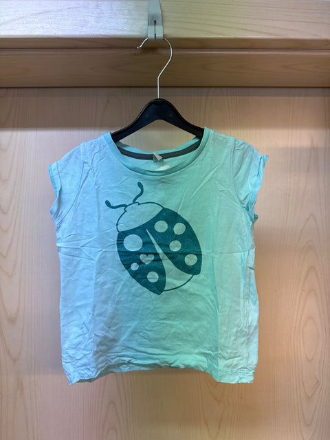 Esprit T-Shirts Mädchen 92 Hellblau m. Glitzerschmetterling