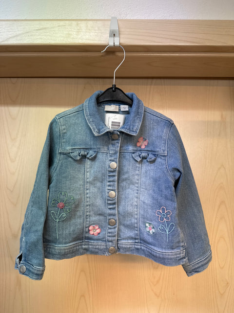 92 Chicco Jeans Jacke Mädchen jeansblau